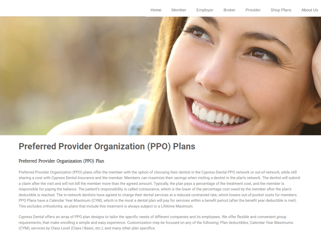 Group-PPO-Dental-Insurance-plans-California-Cypress